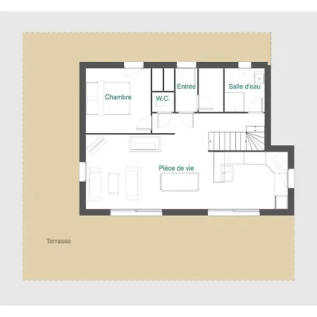 Myrtille בקתה ג'רארדמר